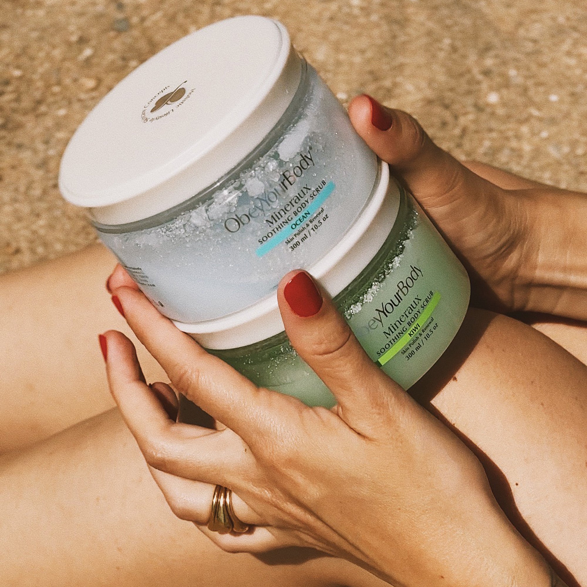 Soothing body scrub