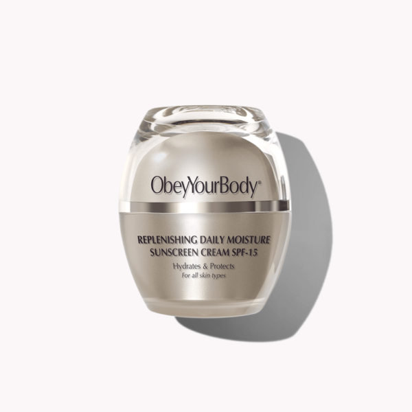 Daily Moisture Sunscreen Cream SPF-15 | ObeyYourBody | Mineraux